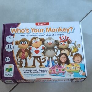 Who's Your Monkey? Matching Game by - Multicolor